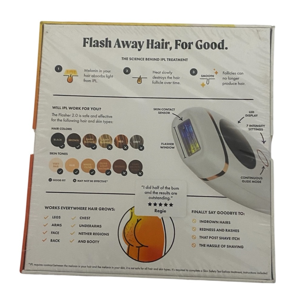 ✨ Nood The Flasher 2.0 IPL Hair Removal Device ✨ NIB $159 - Picture 3 of 7